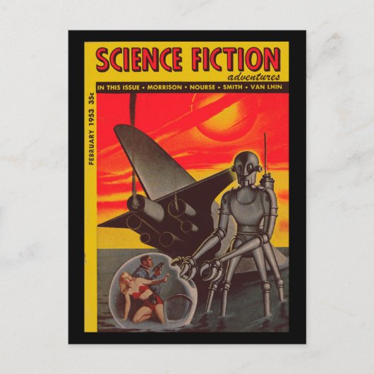SciFictPulp.09_Pulp Art Briefkaart (Voorkant)
