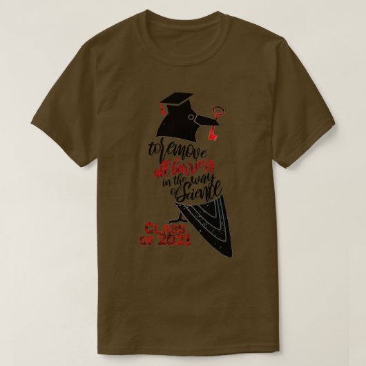 SciHub PhD Klasse van 2021 T-shirt (Design voorkant)