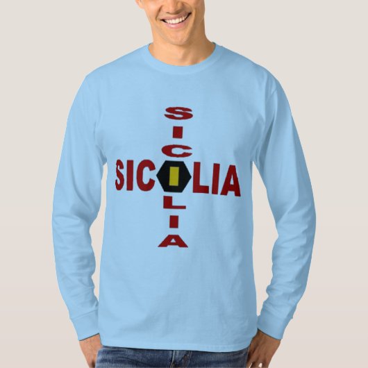 SCILIA Blauw T-shirt (Voorkant)