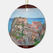 Scilla, Calabria - sierlijk Keramisch Ornament (Links)
