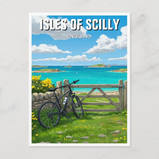 Scilly-eilanden Engeland Cornwall Reizen Briefkaart (Voorkant)