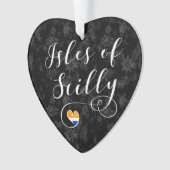 Scilly Flag Heart-eilanden Ornament (voorkant)