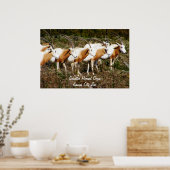Scimitar Horned Oryx Poster Print (Keuken)