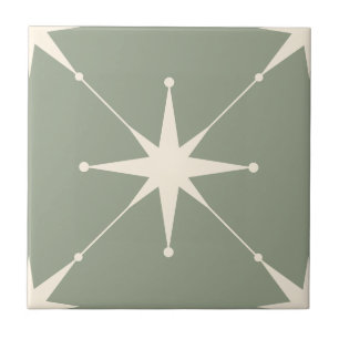 Scintilla green Star Tegeltje