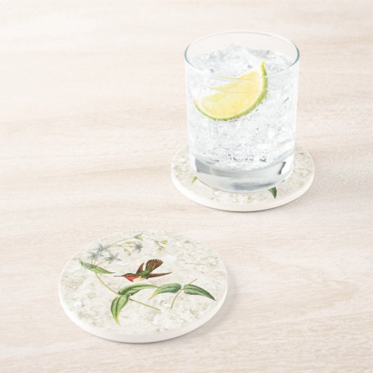 Scintillant Hummingbird Sandstone Onderzetter (Zijkant)