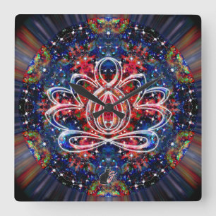 Scintillatie Zen Lotus Klok