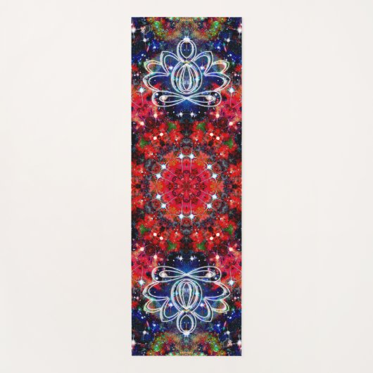 Scintillatie Zen Lotus Star Kaleid Yogamat (Voorkant)
