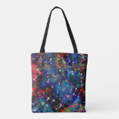 Scintillation Star Field Canvas tas (Achterkant)