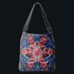 Scintillation Zen Lotus Crossbody Tas<br><div class="desc">In a stellar kaleidoscope the spirit of the Zen Lotus centers its energy. Center your energy and become as one with this cosmic tote of the new age. Pack your bag with your mat and block and blanket and head for the ashram to do your practice. Perfect for all your...</div>