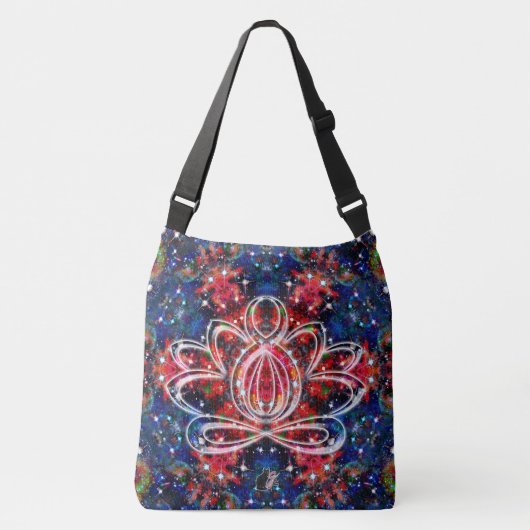 Scintillation Zen Lotus Crossbody Tas (Voorkant)