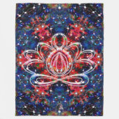 Scintillation Zen Lotus Fleece Deken (Voorkant)
