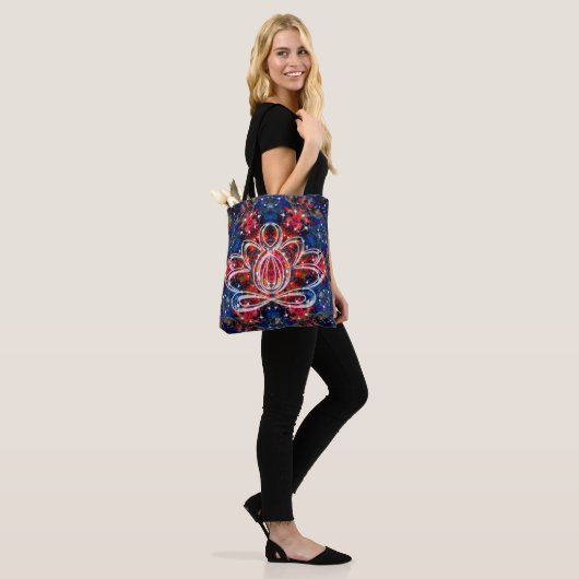 Scintillation Zen Lotus Tote Bag (Op model)