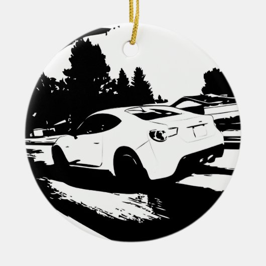 Scion FR-S Rolling Shot Keramisch Ornament (Voorkant)