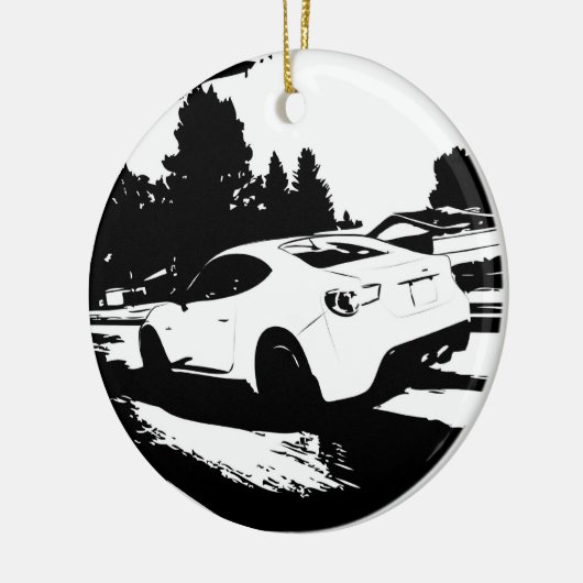 Scion FR-S Rolling Shot Keramisch Ornament (Links)