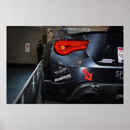 Scion FRS-drijfauto Poster (Voorkant)