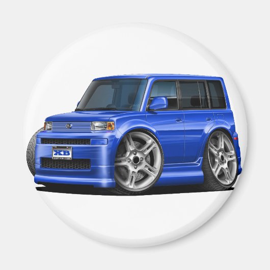 Scion XB Blue Car Magneet (Voorkant)