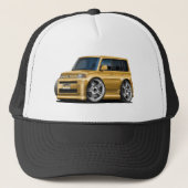 Scion XB Gold Car Trucker Pet (Voorkant)