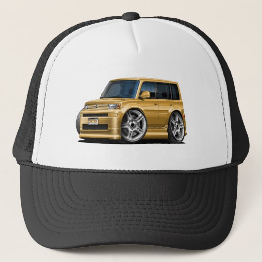 Scion XB Gold Car Trucker Pet (Voorkant)