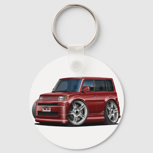 Scion XB Maroon Car Sleutelhanger (Voorkant)