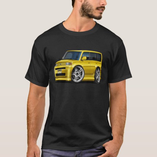 Scion XB Yellow Car T-shirt (Voorkant)