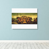 Scipio Africanus, Romeins generaal Canvas Afdruk (Insitu (Houten vloer))