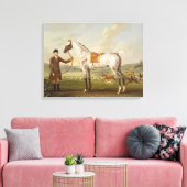 Scipio, Colonel Roche's Spotted Hunter, c.1750 (oi Canvas Afdruk (Insitu (Woonkamer))