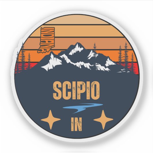 Scipio, Indiana Sticker (Voorkant)