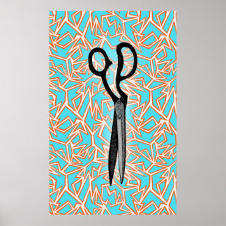 Scissor Art Poster
