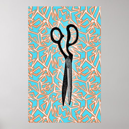 Scissor Art Poster (Voorkant)