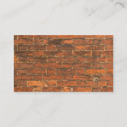 Scissor Barber Pole Professional Barber Shop Brick Visitekaartje (Achterkant)