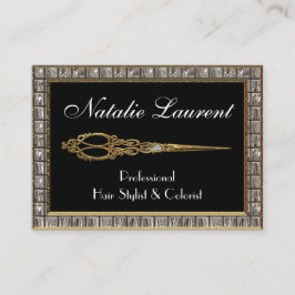 Scissor Elegant IV Haarstylist Royale Visitekaartje