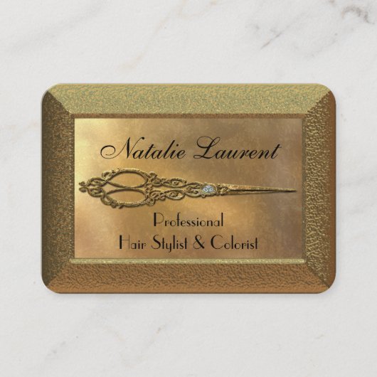 Scissor Haarstylist Royale Visitekaartje (Voorkant)