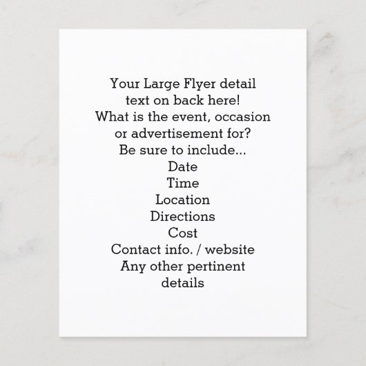 Scissor Monogram Initialen Hair Stylist Barber Sho Flyer (Achterkant)