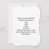 Scissor Monogram Initialen Hair Stylist Barber Sho Kaart (Achterkant)