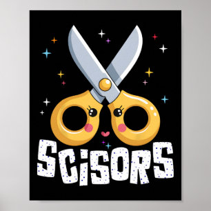 Scissors Paper Rock Halloween Kostuums Groep Famil Poster