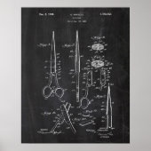 Scissors Patent Poster (Voorkant)