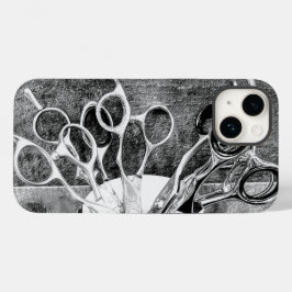 Scissors - Telefoondraagtas voor haarstylist Case-Mate iPhone 14 Hoesje