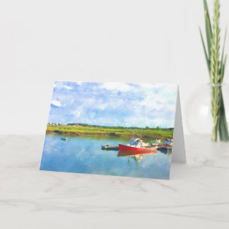 Scituate Harbor-Wenskaart Kaart