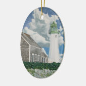 Scituate Lichtwachterhuis Keramisch Ornament (Links)