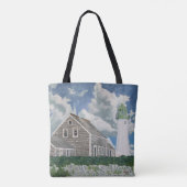 Scituate Lichtwachterhuis Tote Bag (Achterkant)