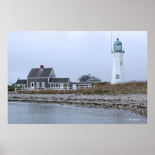 Scituate Lighhouse Panorama Poster (Voorkant)