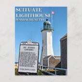 Scituate Lighthouse, Massachusetts Briefkaart (Voorkant)