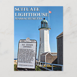 Scituate Lighthouse, Massachusetts Briefkaart