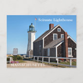 Scituate Lighthouse, Massachusetts Briefkaart (Voorkant)
