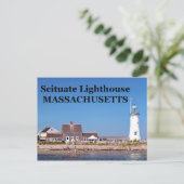 Scituate Lighthouse, Massachusetts Briefkaart (Staand voorkant)