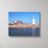 Scituate Lighthouse, Massachusetts Canvas Afdruk (Voorkant)