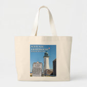 Scituate Lighthouse, Massachusetts Grote Tote Bag (Voorkant)