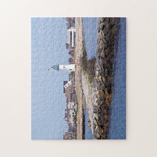 Scituate Lighthouse, Massachusetts Legpuzzel (Verticaal)