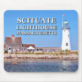 Scituate Lighthouse, Massachusetts Mousepad Muismat (Voorkant)