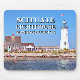Scituate Lighthouse, Massachusetts Mousepad Muismat